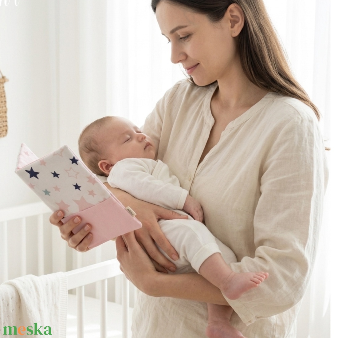 Csillagom � gyermek egészségügyi kiskönyv borító - baba - mama - babaemlékek - egészségügyi kiskönyv borító - Meska.hu