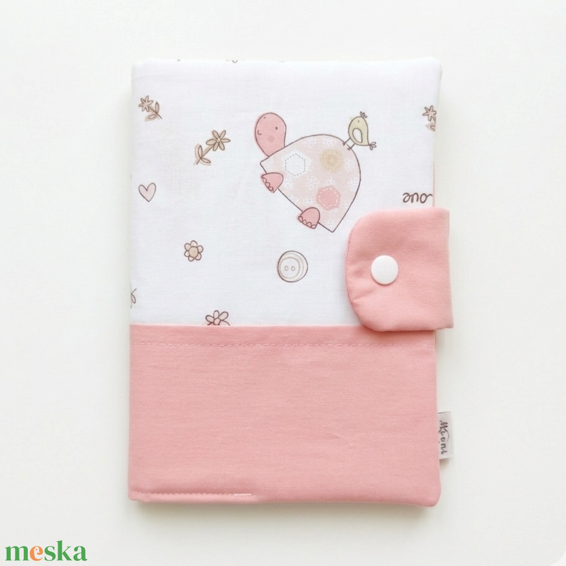 Teknős mintás gyermek egészségügyi kiskönyv borító - baba - mama - babaemlékek - egészségügyi kiskönyv borító - Meska.hu