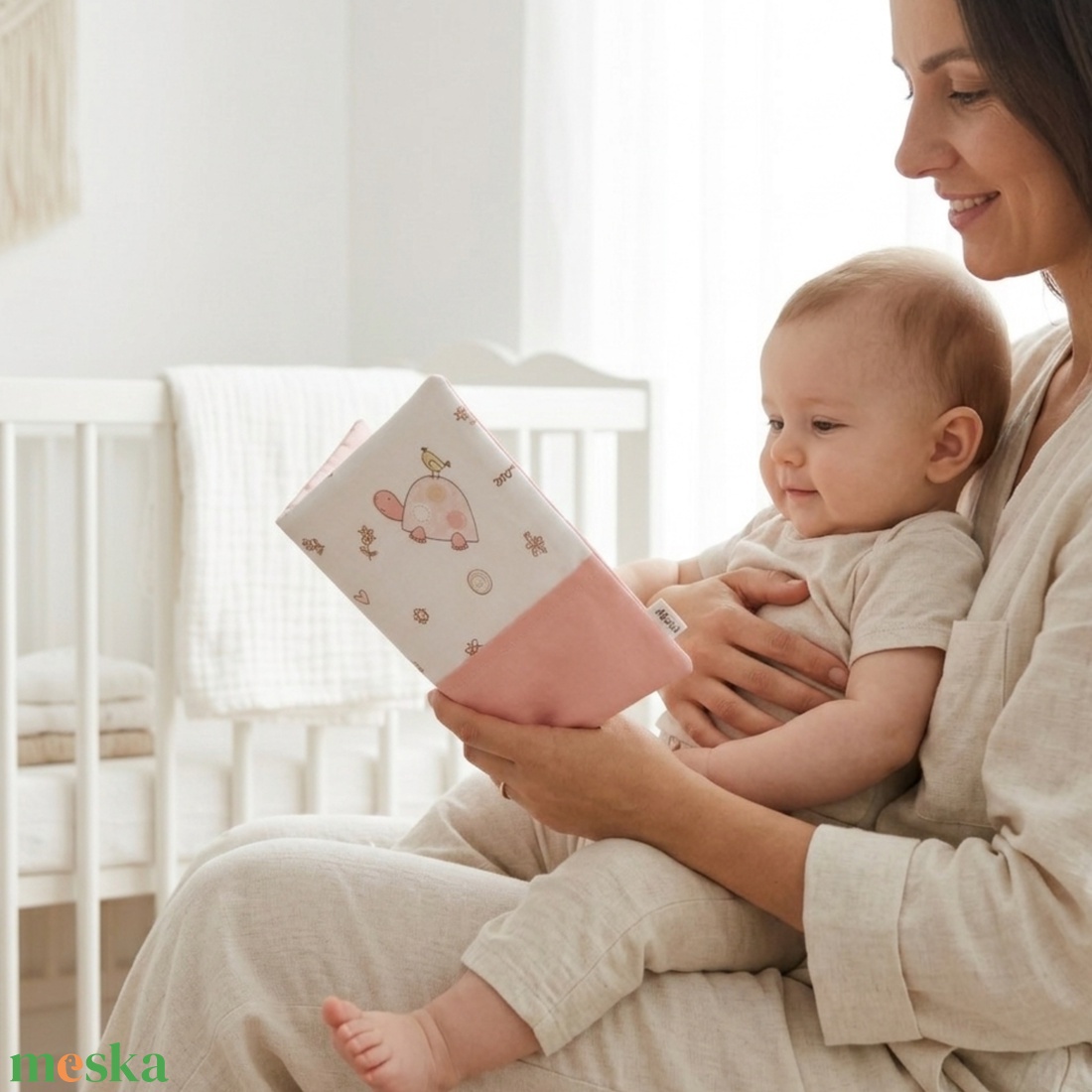 Teknős mintás gyermek egészségügyi kiskönyv borító - baba - mama - babaemlékek - egészségügyi kiskönyv borító - Meska.hu
