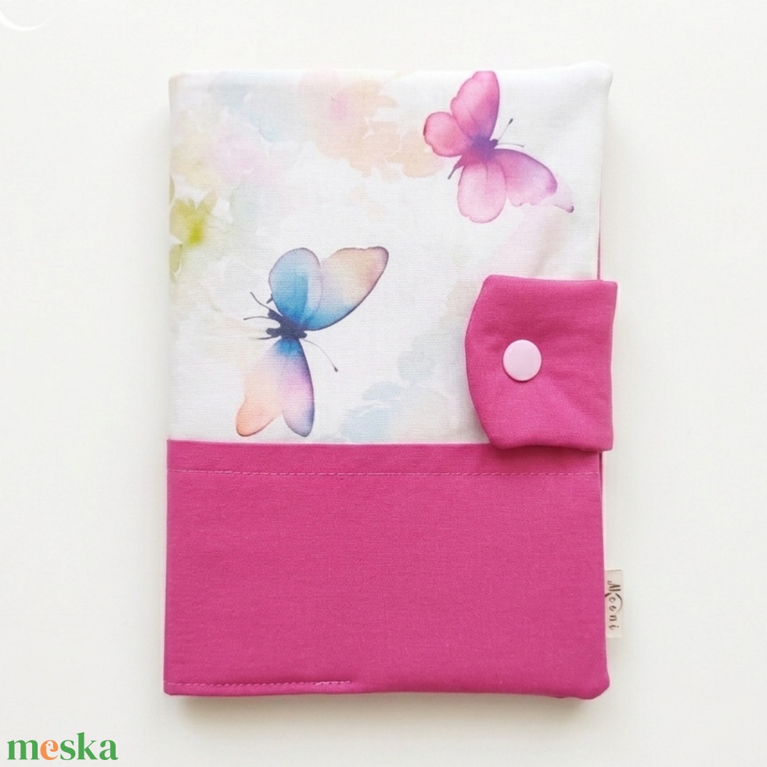 Pillangó mintás gyermek egészségügyi kiskönyv borító - baba - mama - babaemlékek - egészségügyi kiskönyv borító - Meska.hu