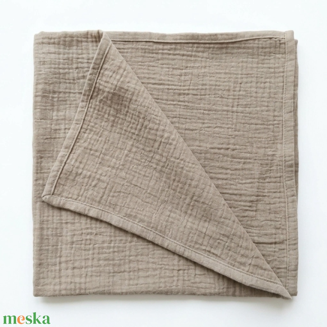 Camel dupla géz babakendő és textilpelenka - baba - mama - pelenkázó, babafürdető kellékek - pelenka - Meska.hu