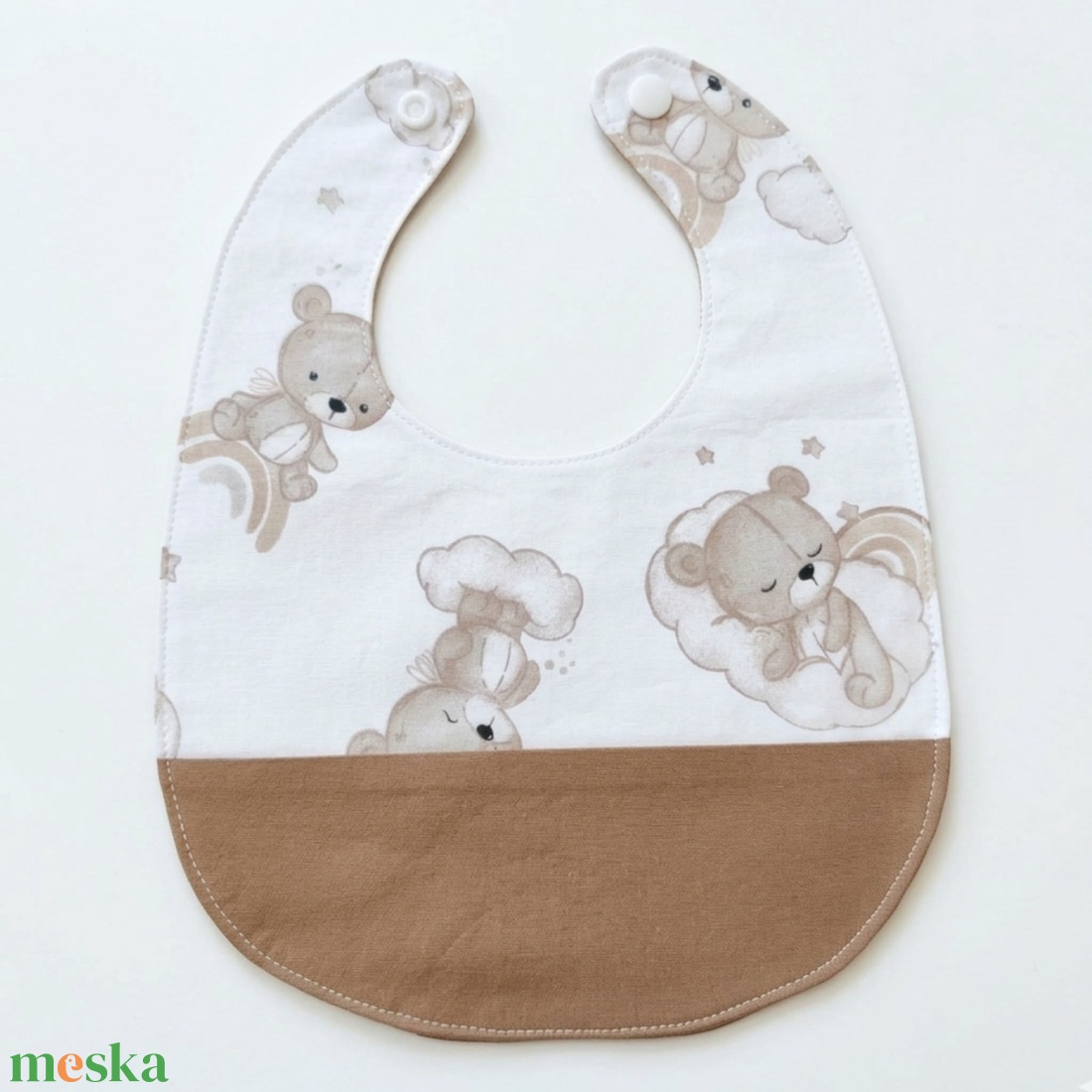 Kismackóm baba előke - baba - mama - szoptatási, etetési kellékek - partedli, előke - Meska.hu