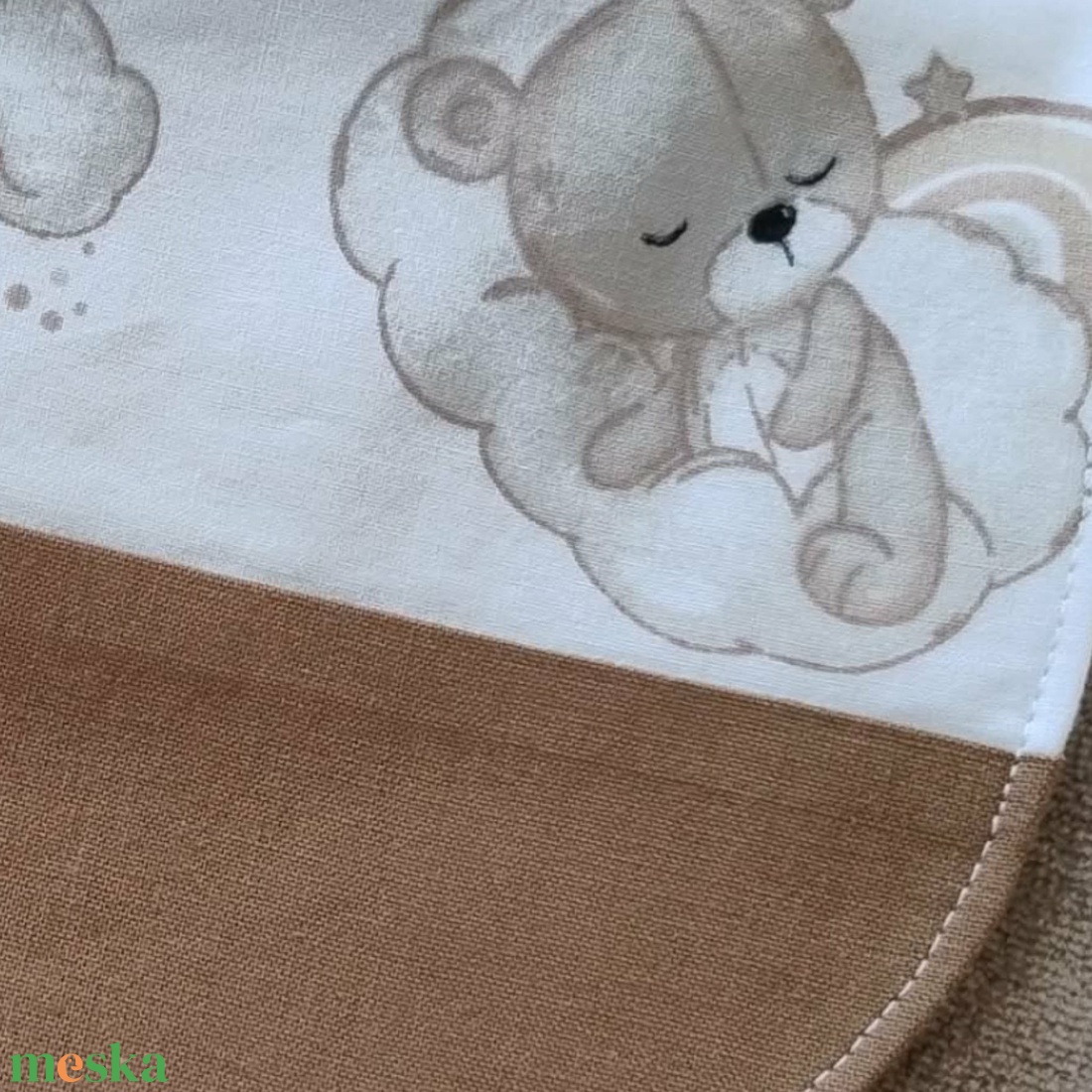 Kismackóm baba előke - baba - mama - szoptatási, etetési kellékek - partedli, előke - Meska.hu