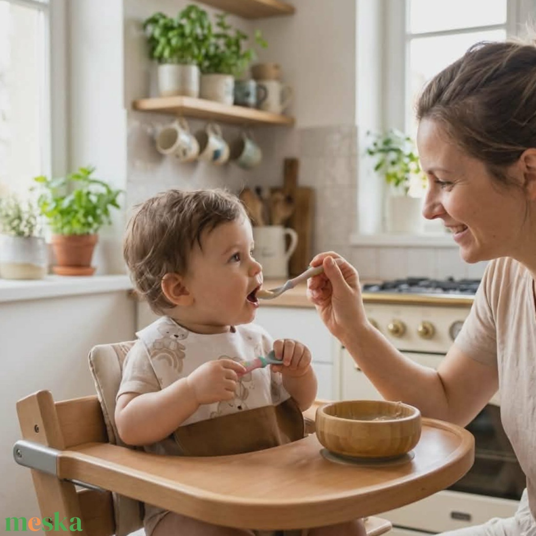 Kismackóm baba előke - baba - mama - szoptatási, etetési kellékek - partedli, előke - Meska.hu