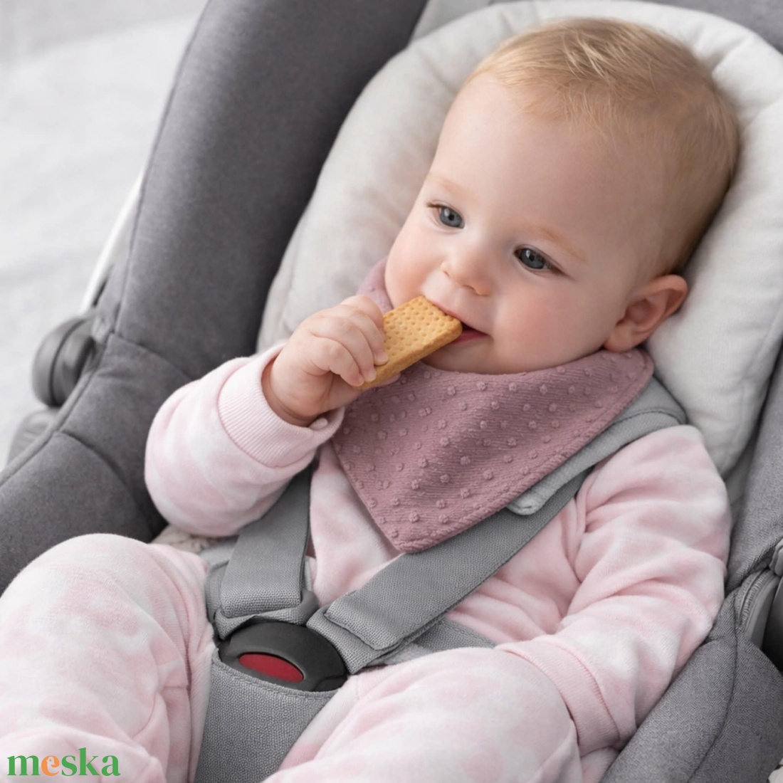 Camel dupla géz és waffle baba nyálkendő - baba - mama - babaruházat - nyálkendő - Meska.hu