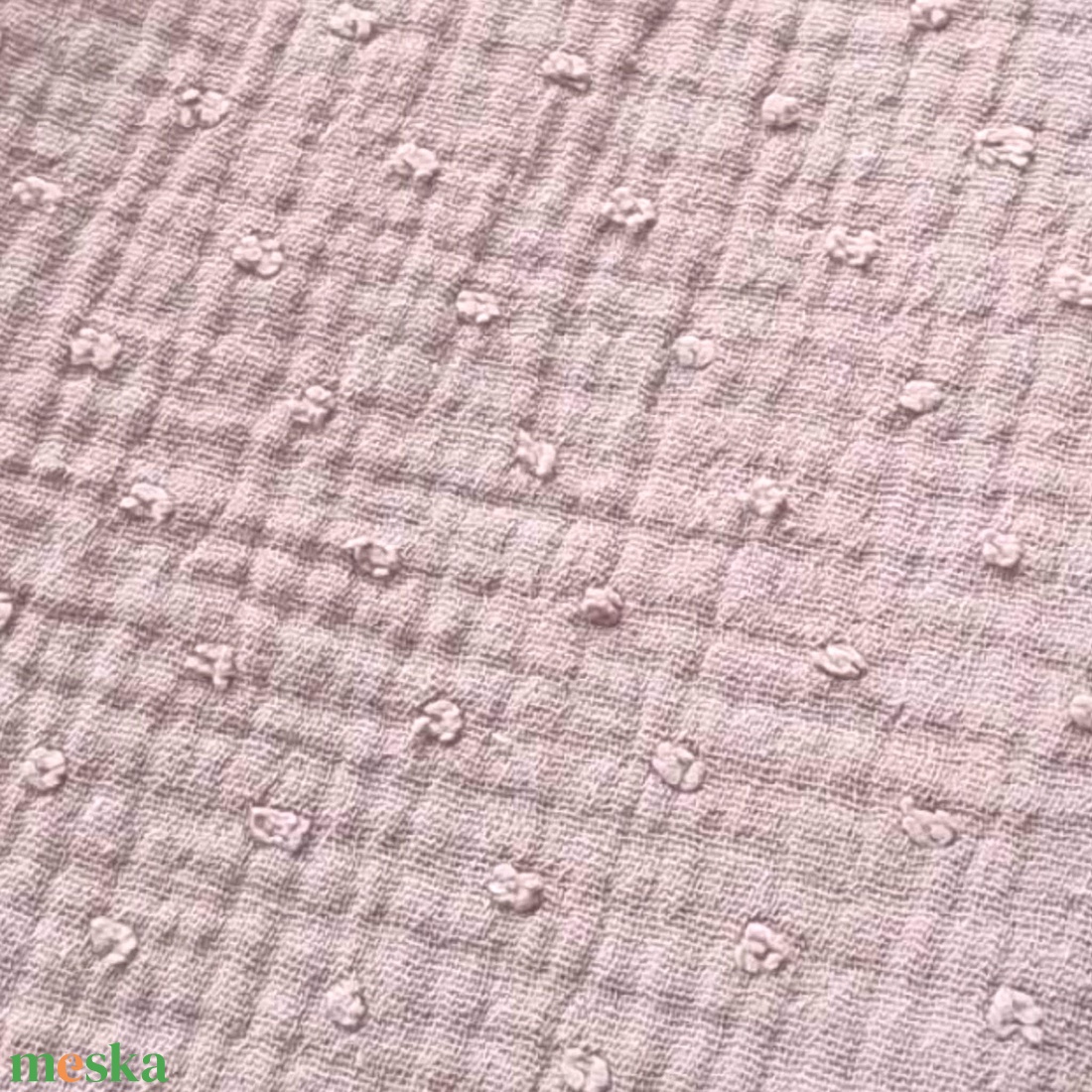 Világos mályva dupla géz babakendő és textilpelenka - baba - mama - pelenkázó, babafürdető kellékek - pelenka - Meska.hu