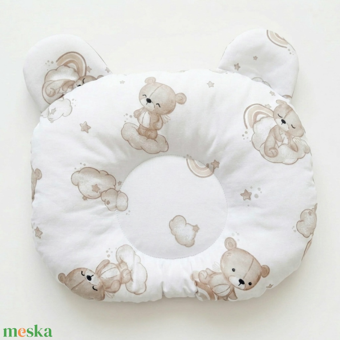 Maci formájú baba párna � kismackó párna - baba - mama - baba ágynemű - szett kiságyba - Meska.hu