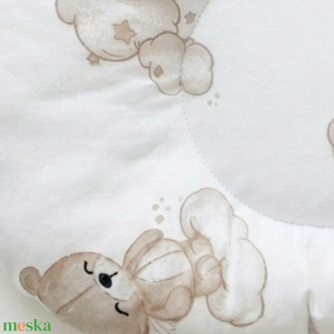 Maci formájú baba párna � kismackó párna - baba - mama - baba ágynemű - szett kiságyba - Meska.hu