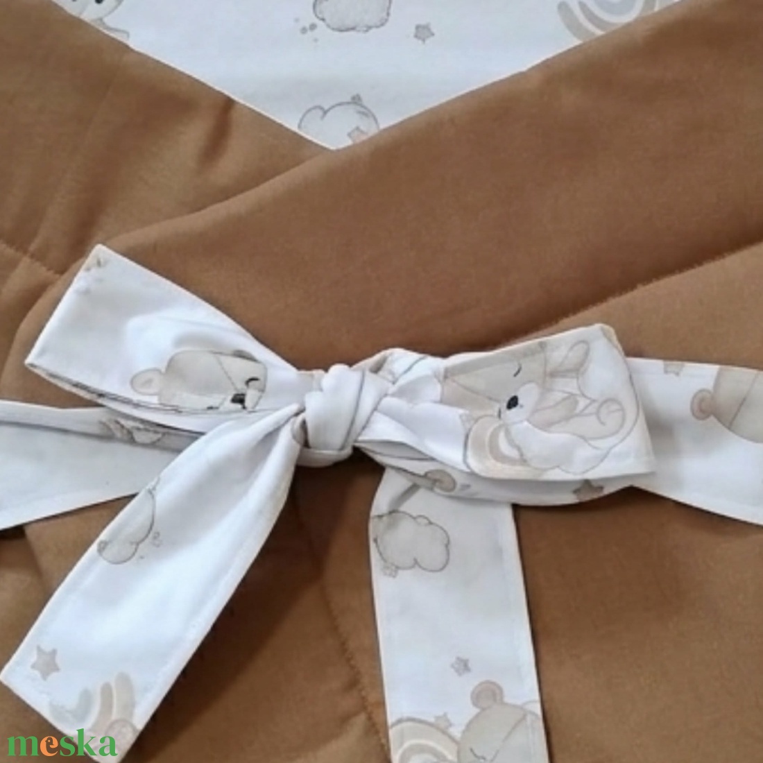 Kismackó mintás pamut baba pólya újszülötteknek - baba - mama - baba ágynemű - pólya - Meska.hu