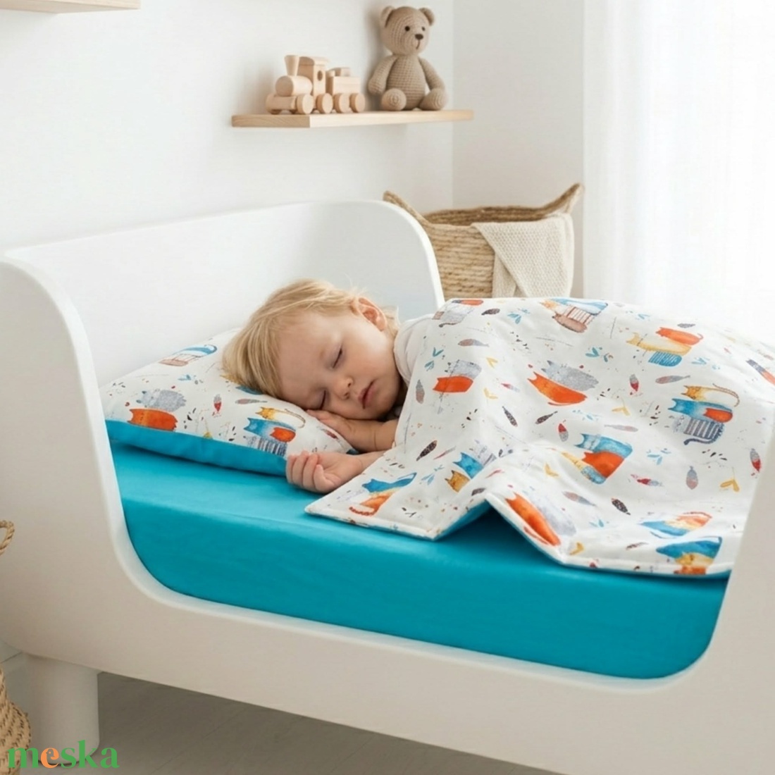 Cicás ovis ágynemű szett � bölcsődei és óvodai kezdőszett gyerekeknek - játék & sport - ovis felszerelés - ovis szett - Meska.hu