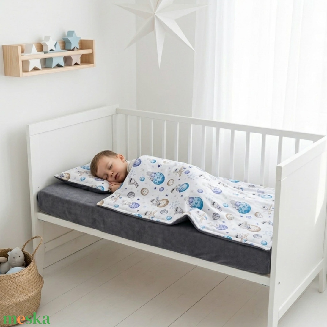 Kisherceges ovis kezdőszett � pamut-polar baba ágynemű szett bölcsibe és oviba - játék & sport - ovis felszerelés - ovis szett - Meska.hu