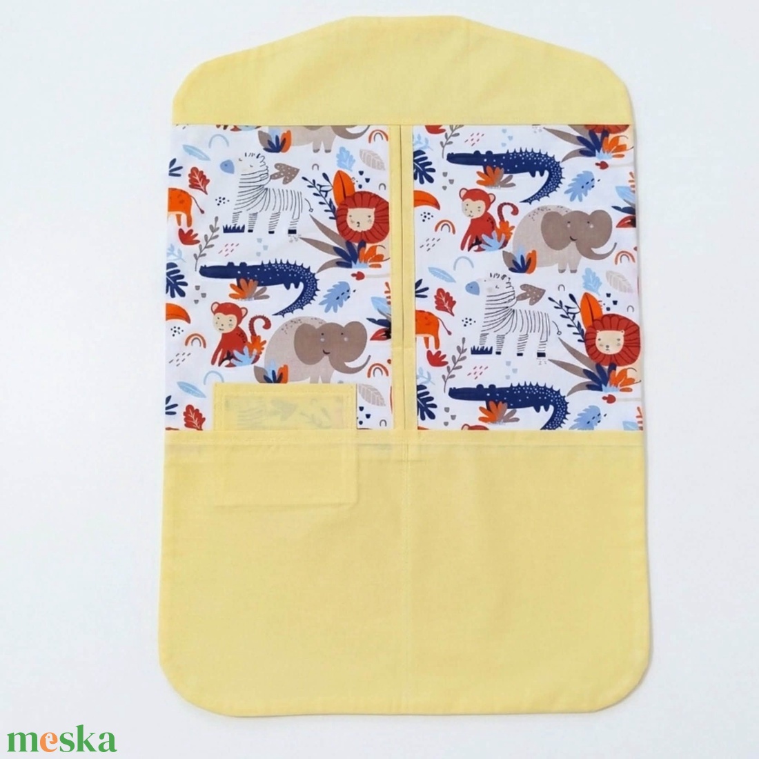 Szafari mintás ovis ruhás zsák vállfára � vállfás ruhazsák bölcsibe és oviba - játék & sport - ovis felszerelés - ovis zsák - Meska.hu