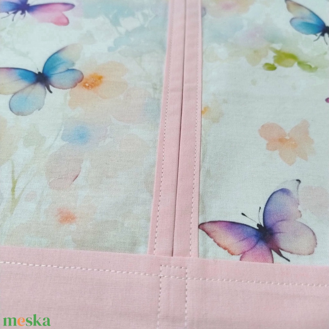 Pillangós ovis ruhás zsák akasztóval � füles ruhazsák bölcsibe és oviba - játék & sport - ovis felszerelés - ovis zsák - Meska.hu