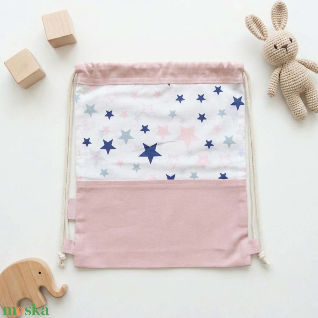 Csillagos ovis tornazsák � tornazsák bölcsibe és oviba - játék & sport - ovis felszerelés - ovis tornazsák - Meska.hu