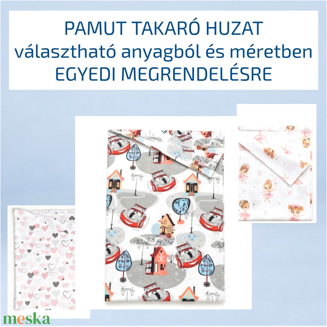Pamut takaróhuzat � babáknak - egyedi megrendelésre - választható anyagból és méretben - baba - mama - baba ágynemű - babatakaró, gyerek pléd - Meska.hu