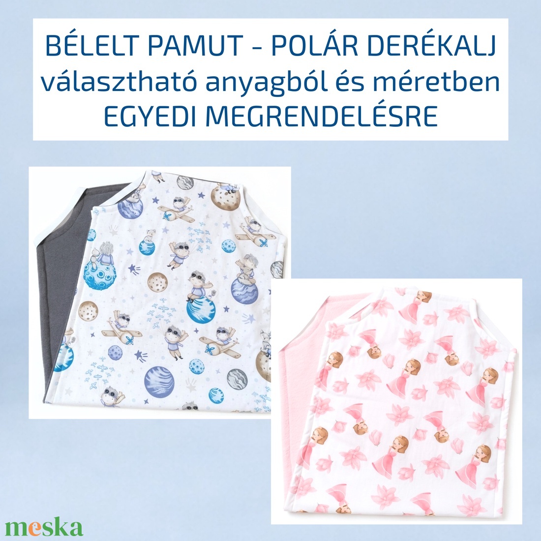 Bélelt pamut - polár derékalj � gumis ovis lepedő - egyedi megrendelésre - választható anyagból és méretben - játék & sport - ovis felszerelés - ovis lepedő - Meska.hu