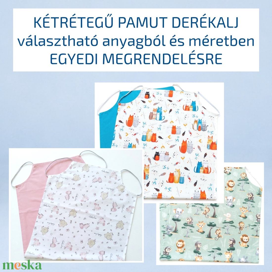 Kétrétegű pamut derékalj � gumis ovis lepedő - egyedi megrendelésre - választható anyagból és méretben - játék & sport - ovis felszerelés - ovis lepedő - Meska.hu