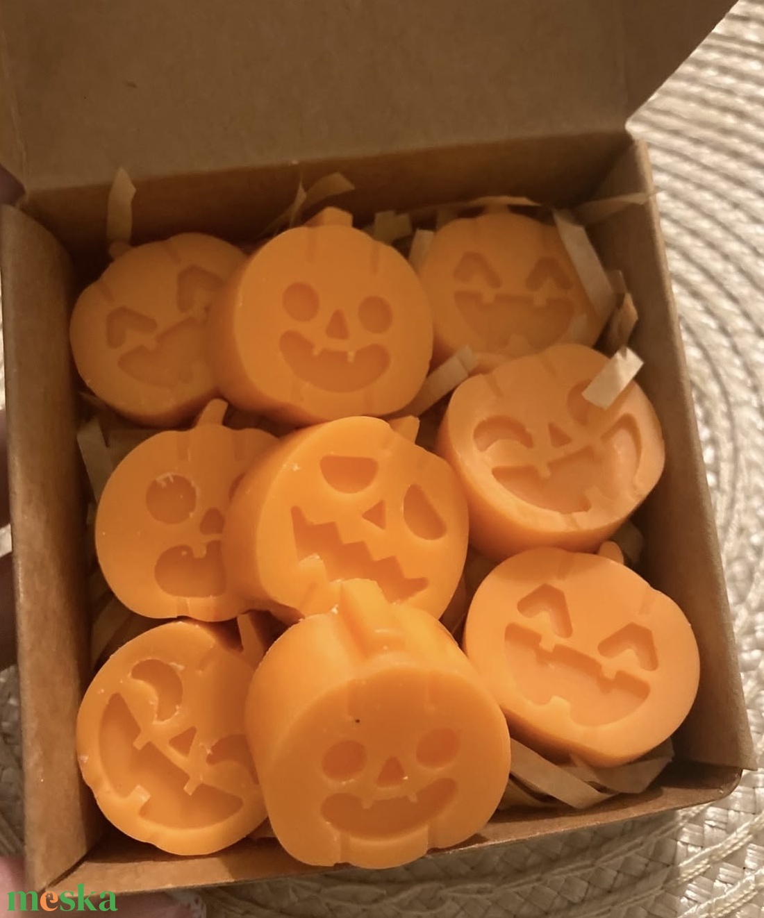 �� Sütőtökös pite illatviasz szett őszi Halloween hangulat - otthon & életmód - gyertya, illat, aroma - illatviasz - Meska.hu