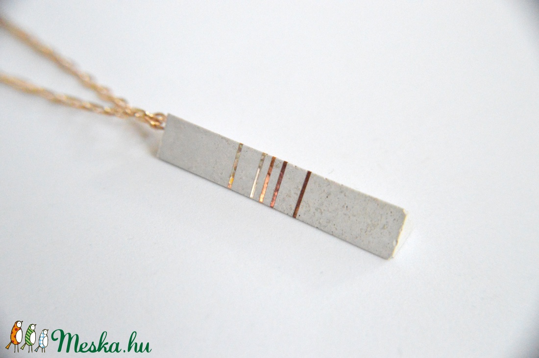 Elegáns beton nyaklánc -  - Meska.hu