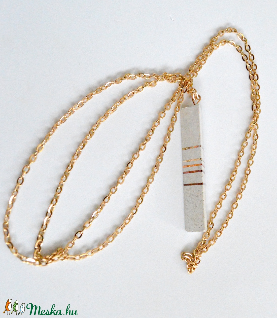 Elegáns beton nyaklánc -  - Meska.hu