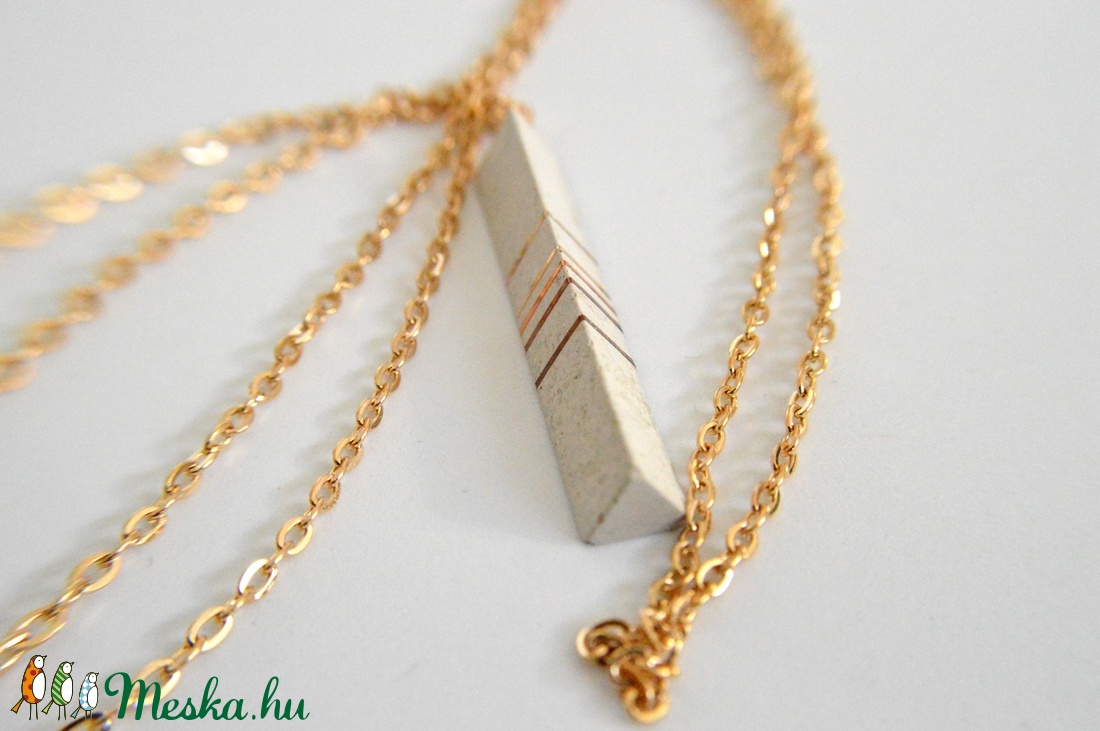 Elegáns beton nyaklánc -  - Meska.hu