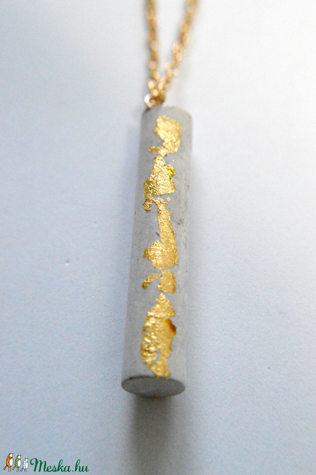 Csillogó beton nyaklánc  -  - Meska.hu