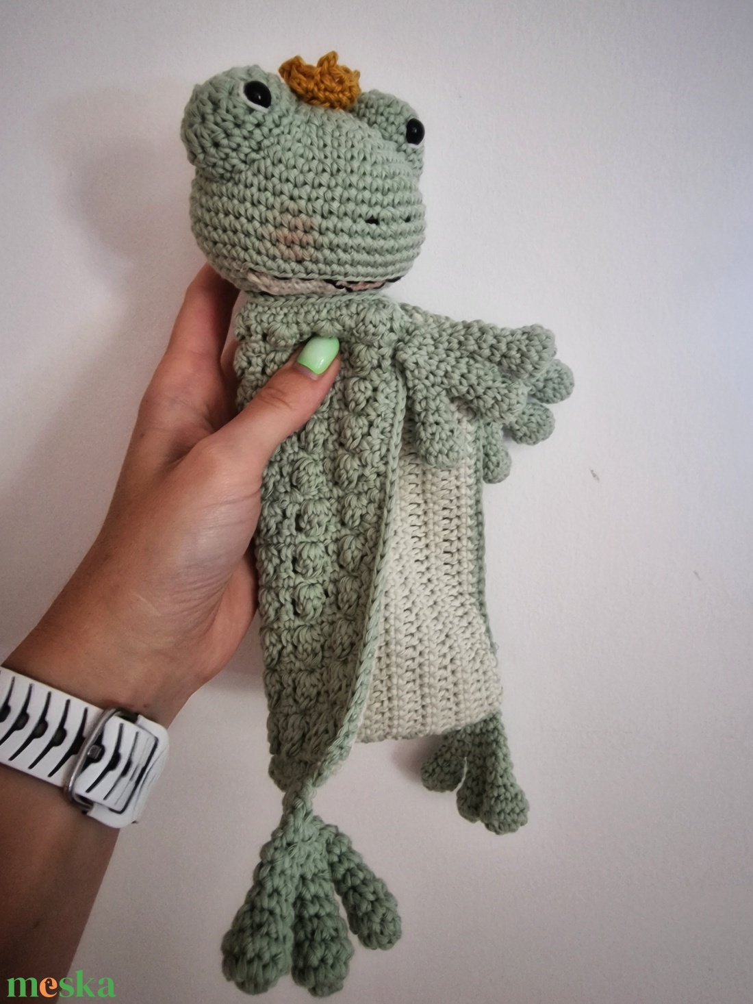 Békás szundikendő - játék & sport - Meska.hu