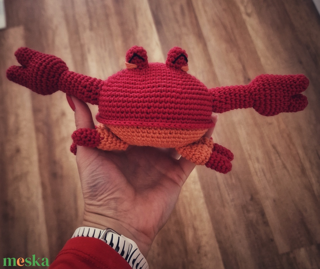 Amigurumi rákocska - játék & sport - plüssállat & játékfigura - más figura - Meska.hu Amigurumi rákocska - játék & sport - plüssállat & játékfigura - más figura - Meska.hu