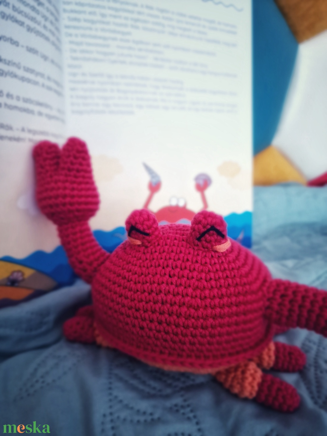 Amigurumi rákocska - játék & sport - plüssállat & játékfigura - más figura - Meska.hu Amigurumi rákocska - játék & sport - plüssállat & játékfigura - más figura - Meska.hu