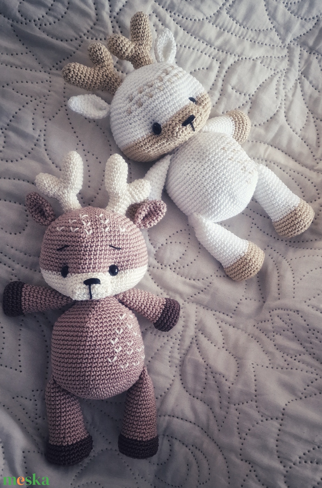 Amigurumi / horgolt rénszarvas - játék & sport - plüssállat & játékfigura - más figura - Meska.hu