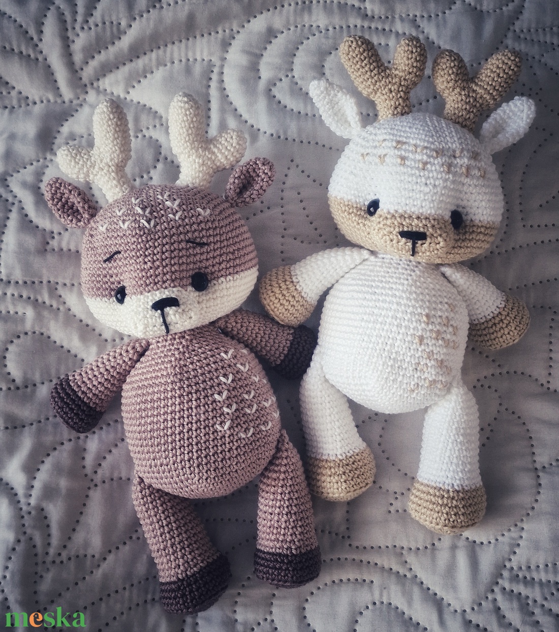 Amigurumi / horgolt rénszarvas - játék & sport - plüssállat & játékfigura - más figura - Meska.hu