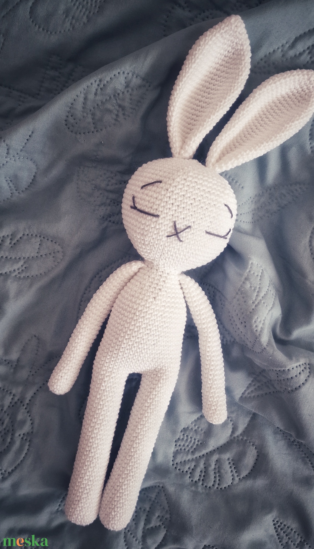 Horgolt húsvéti nyuszi  - játék & sport - plüssállat & játékfigura - nyuszi - Meska.hu