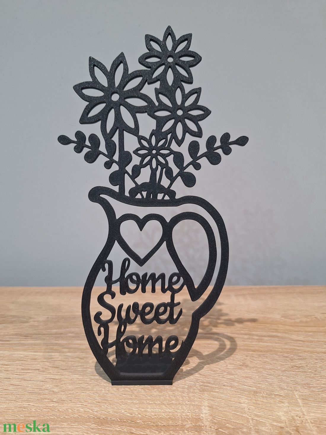 Virágos váza sziluett � modern 3D nyomtatott asztali dekor - ünnepi díszek, dekorációk - húsvéti díszek és dekorációk - húsvéti asztaldíszek - Meska.hu