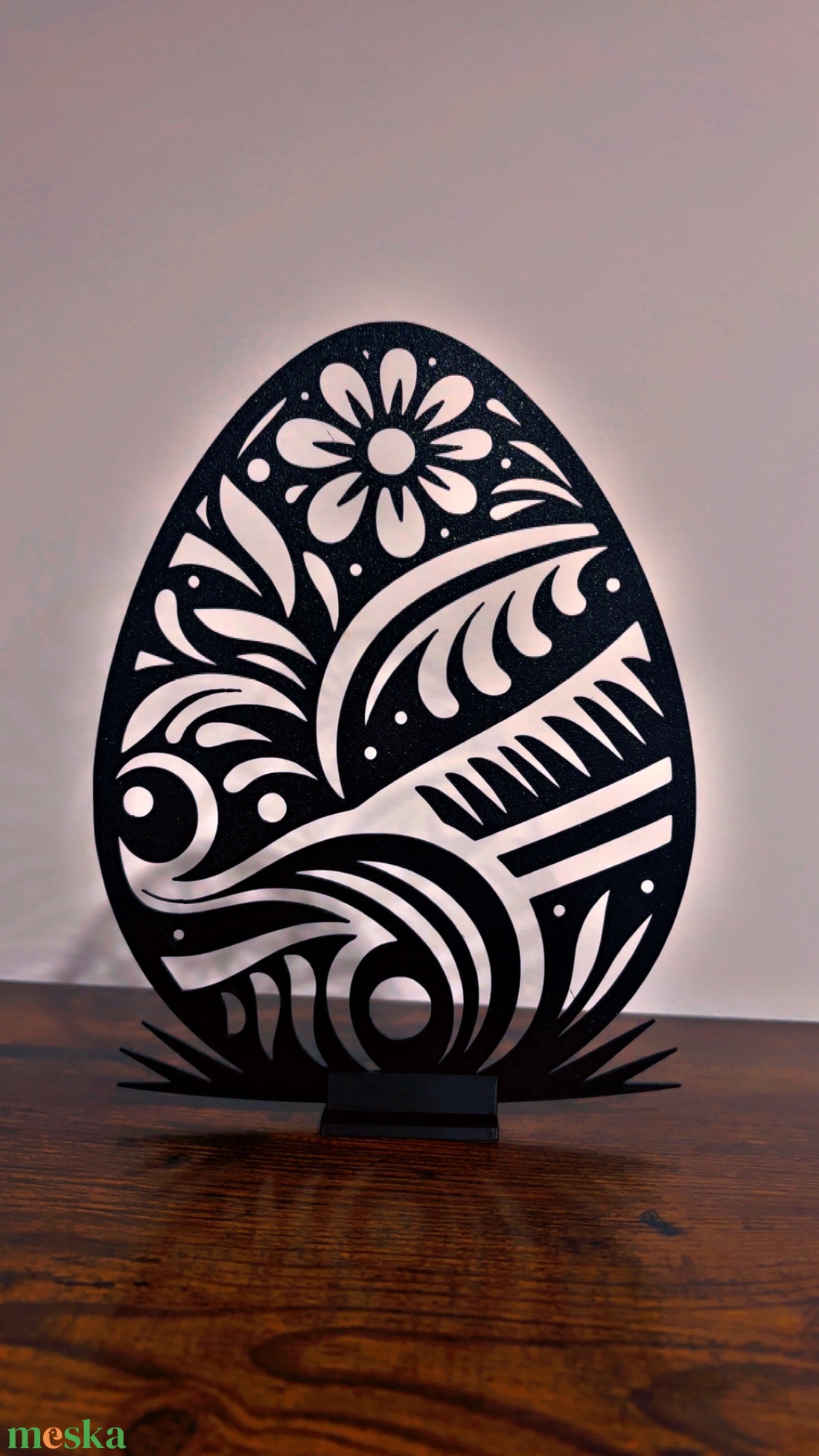 Tojás sziluett � 3D nyomtatott lakásdekor - ünnepi díszek, dekorációk - húsvéti díszek és dekorációk - húsvéti asztaldíszek - Meska.hu