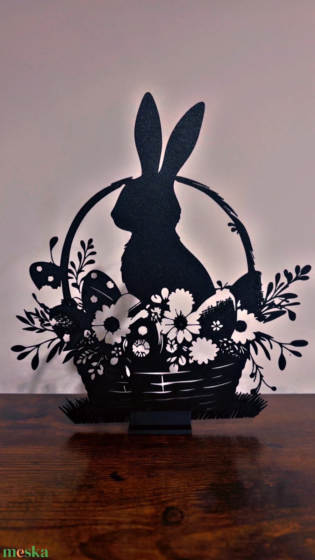 Tojás sziluett � 3D nyomtatott lakásdekor - ünnepi díszek, dekorációk - húsvéti díszek és dekorációk - húsvéti asztaldíszek - Meska.hu