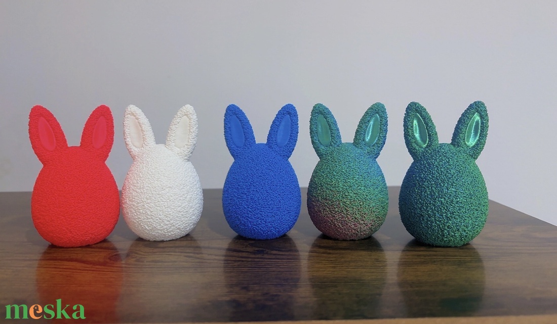 3D Nyomtatott tojás Dekor � Modern forma, karakteres megjelenés - ünnepi díszek, dekorációk - húsvéti díszek és dekorációk - húsvéti asztaldíszek - Meska.hu