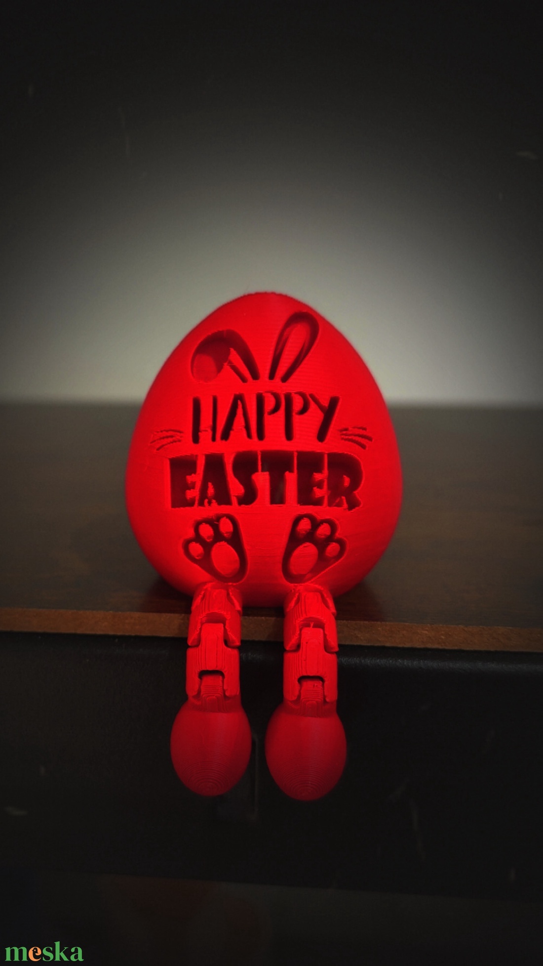 � Lógó Lábú Tojásfigura - ünnepi díszek, dekorációk - húsvéti díszek és dekorációk - húsvéti asztaldíszek - Meska.hu