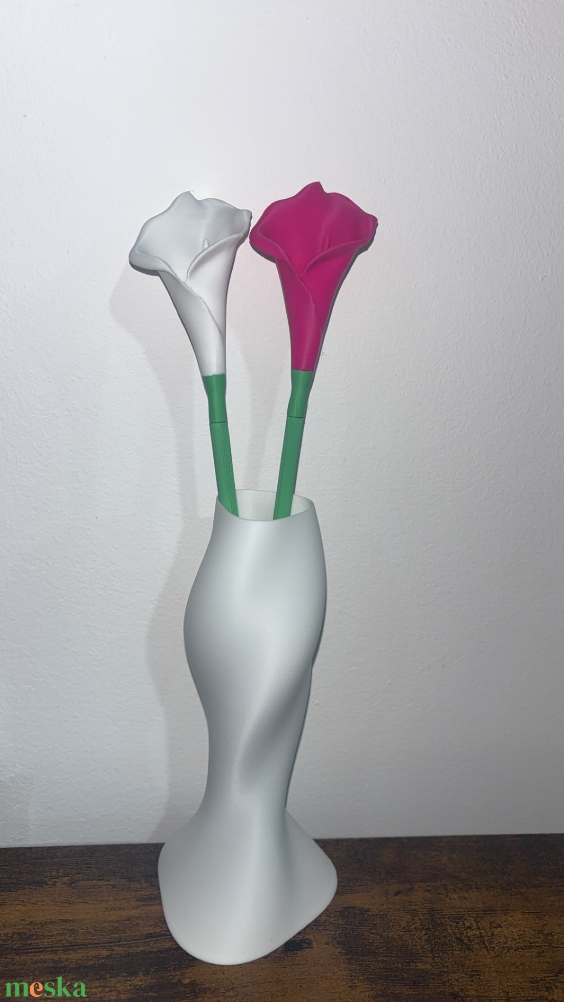  3D nyomtatott kála virág � elegáns örök virág - otthon & életmód - virágdekoráció - virágdíszek - asztali virágdísz - Meska.hu