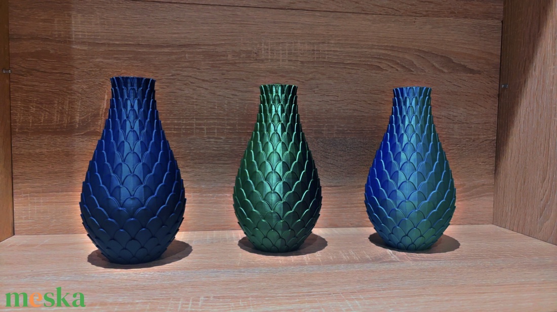3D nyomtatott dekor váza  - otthon & életmód - virágdekoráció - virágtartó - váza - Meska.hu