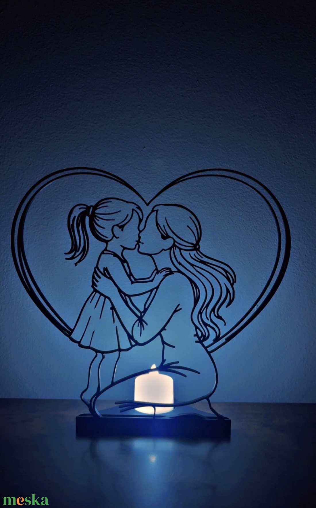 Anyai szeretet örök. Sziluett stílusú dekor - otthon & életmód - dekoráció - dísztárgy - Meska.hu