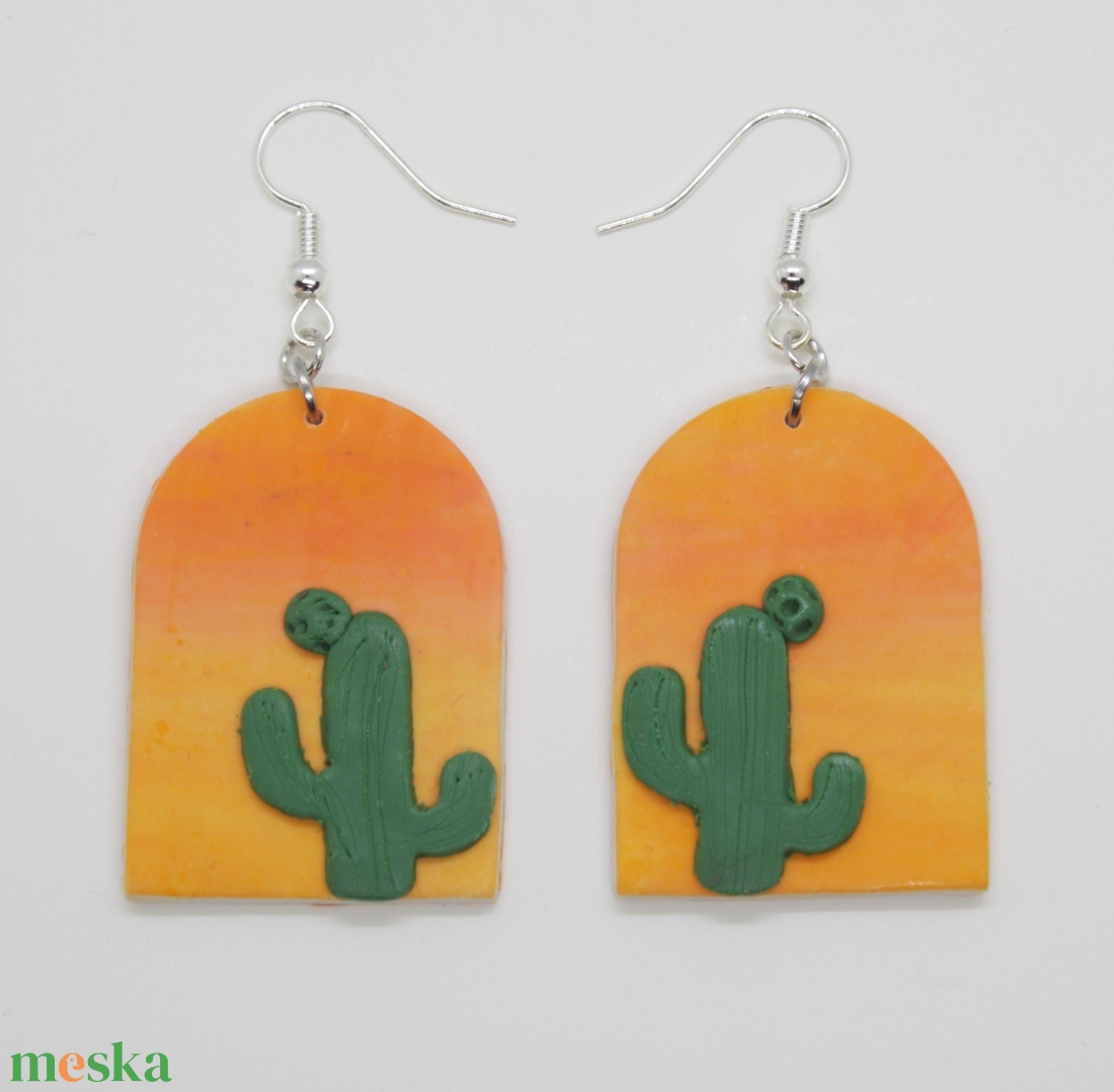 Crazy Cactus fülbevaló - ékszer - fülbevaló - lógó fülbevaló - Meska.hu Crazy Cactus fülbevaló - ékszer - fülbevaló - lógó fülbevaló - Meska.hu