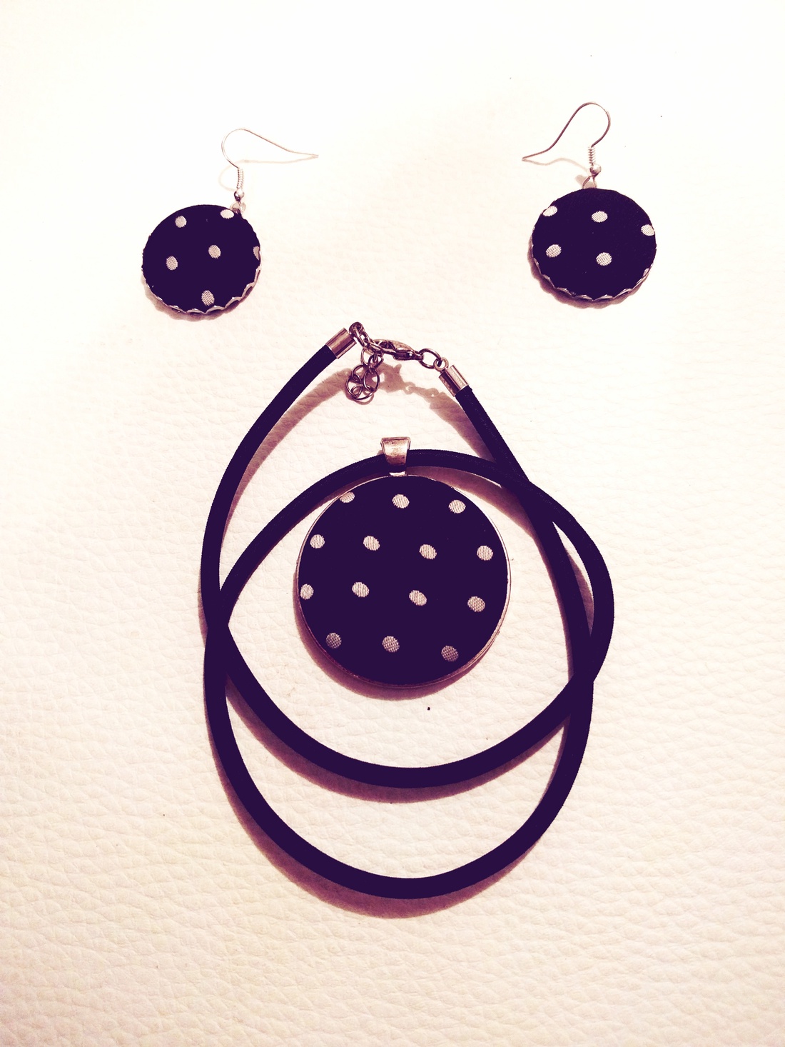 Pöttyök feketén-fehéren - szett -  - Meska.hu