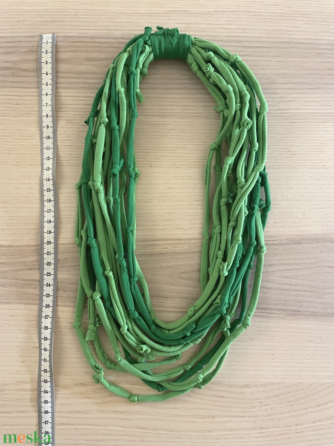 Tavasz pamut pólónyaklánc - ékszer - nyaklánc - statement nyaklánc - Meska.hu