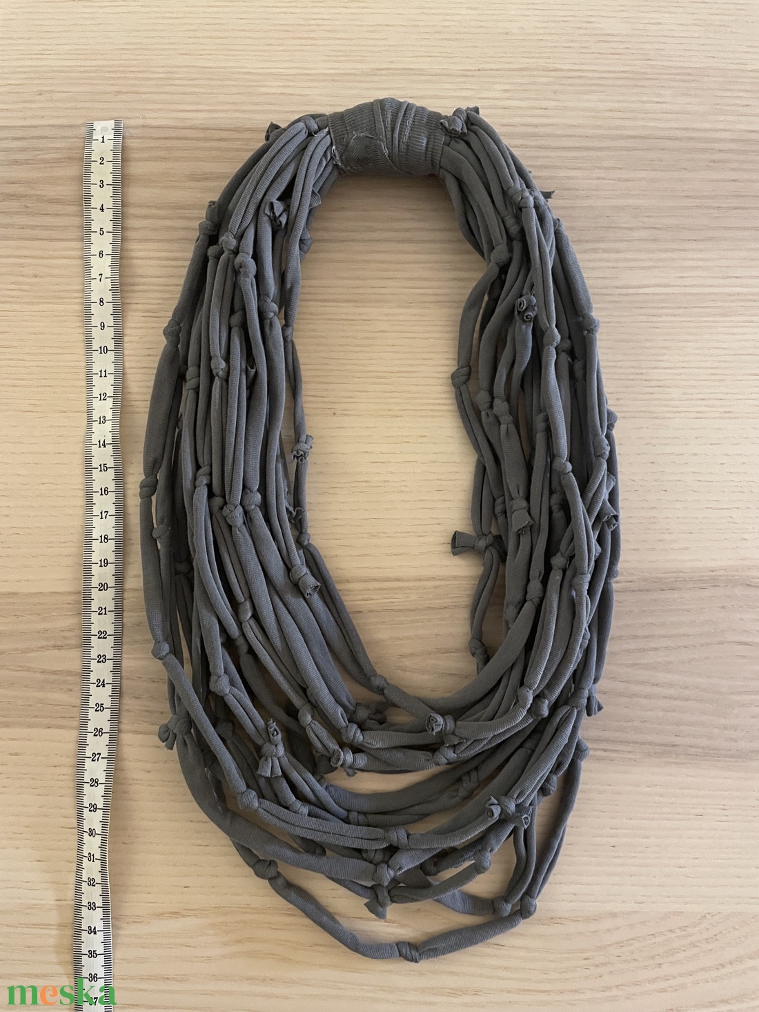 Classic pamut pólónyaklánc - ékszer - nyaklánc - statement nyaklánc - Meska.hu