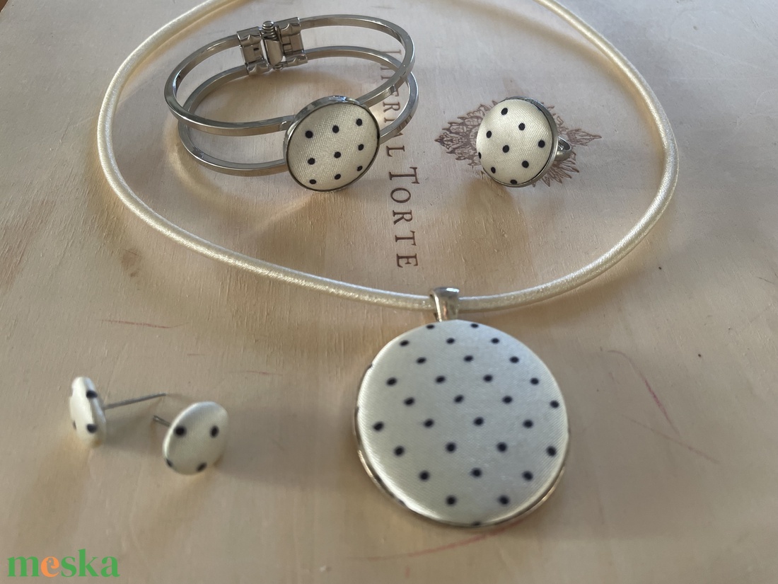 �Dots ékszerszett - ékszer - nyaklánc - statement nyaklánc - Meska.hu