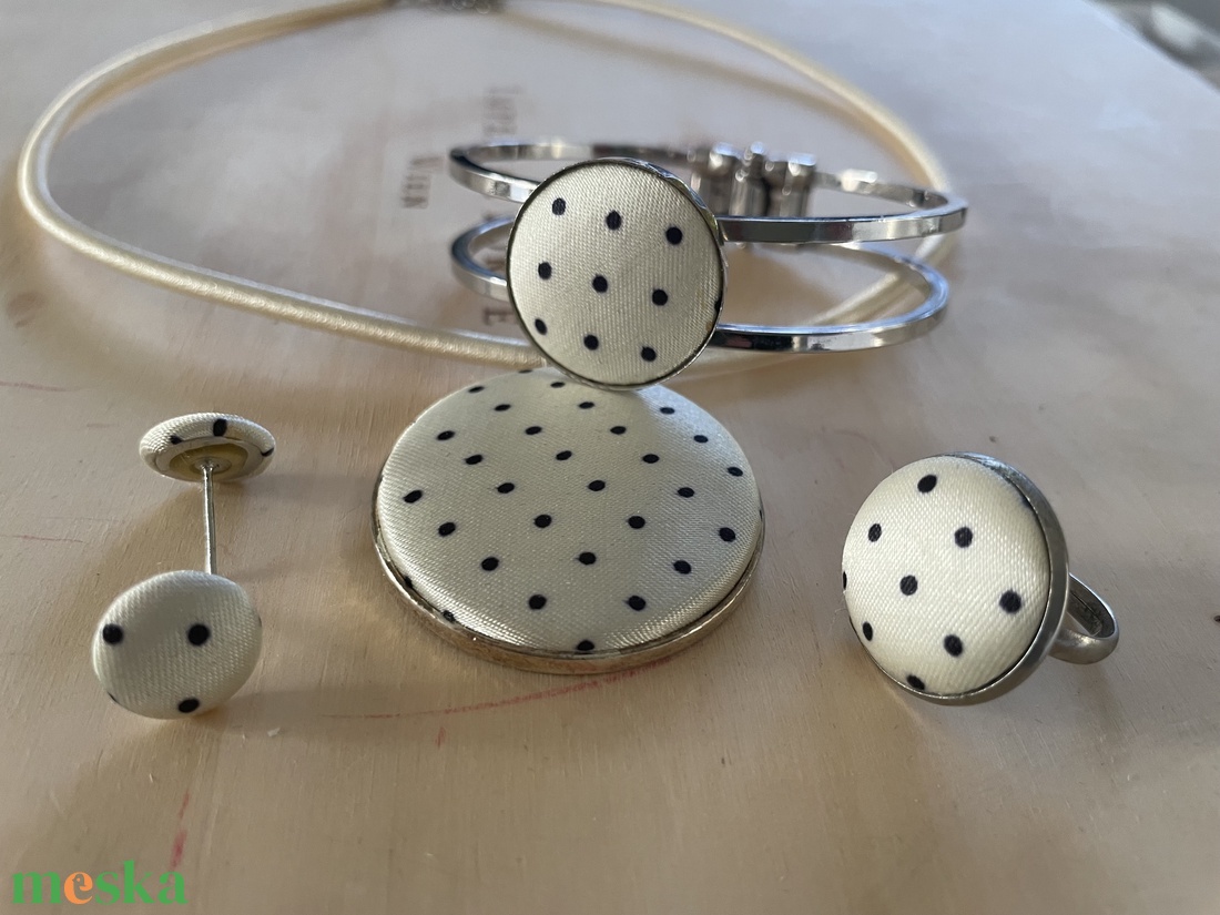 �Dots ékszerszett - ékszer - nyaklánc - statement nyaklánc - Meska.hu