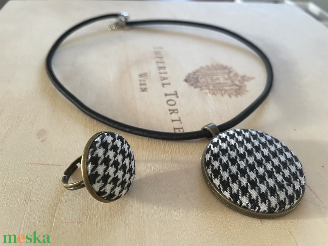 Tyúkláb ékszerszett - ékszer - nyaklánc - statement nyaklánc - Meska.hu