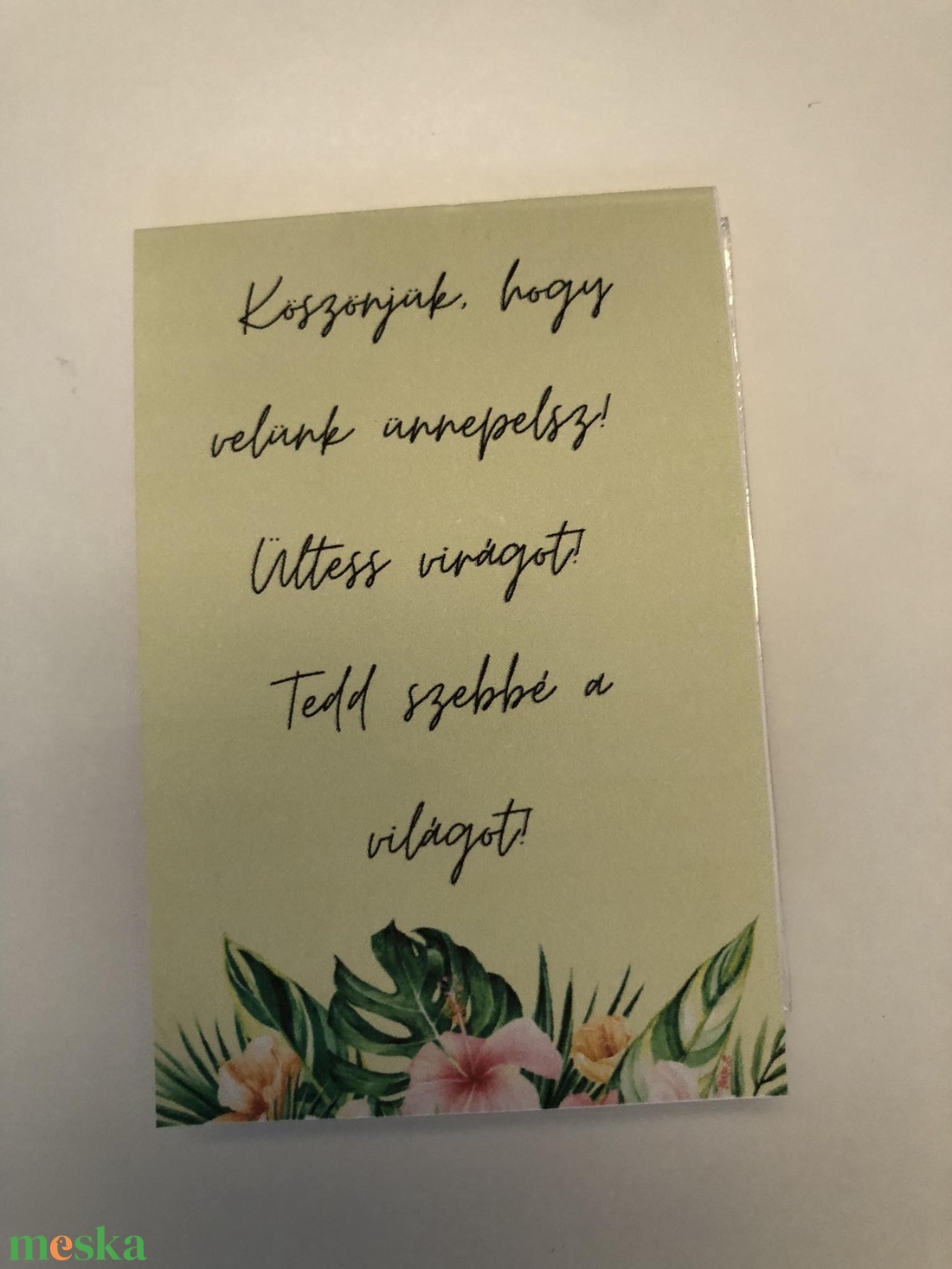 Esküvői köszönőajándék virágmag - esküvő - emlék & ajándék - köszönőajándék - Meska.hu