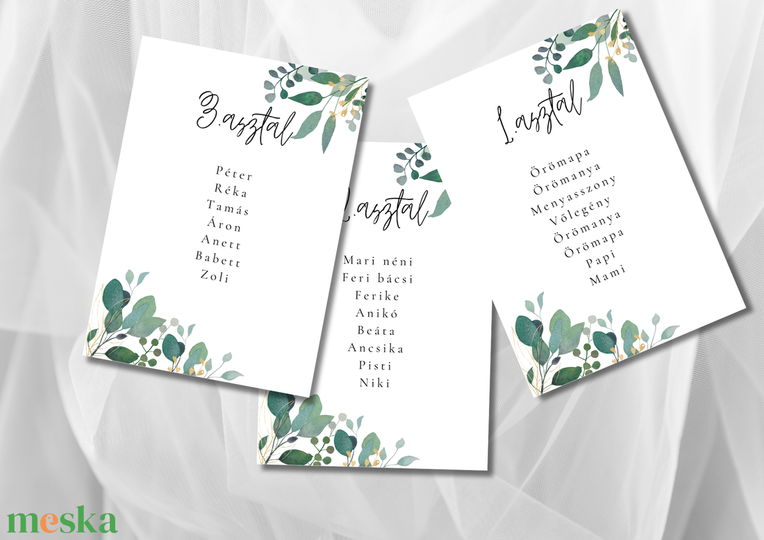 Greenery Ültetési rend - Plexi és fa táblához - esküvő - meghívó & kártya - meghívó - Meska.hu Greenery Ültetési rend - Plexi és fa táblához - esküvő - meghívó & kártya - meghívó - Meska.hu