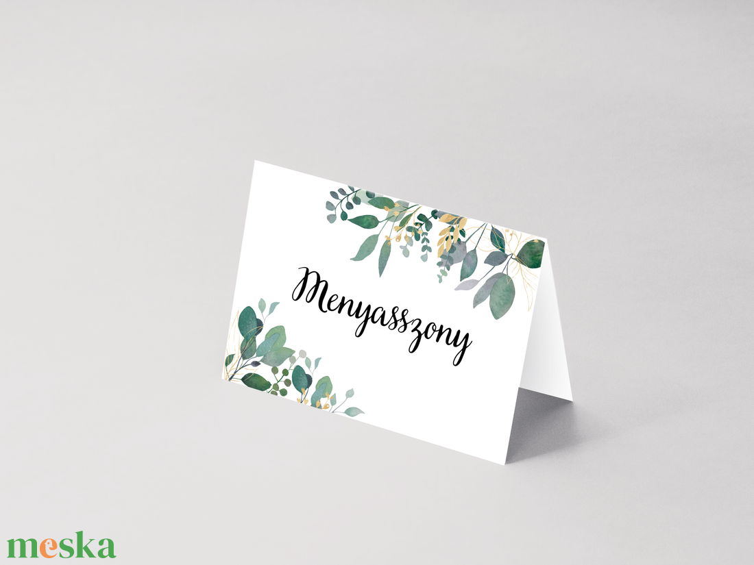 Greenery ültetőkártya - esküvő - meghívó & kártya - meghívó - Meska.hu Greenery ültetőkártya - esküvő - meghívó & kártya - meghívó - Meska.hu